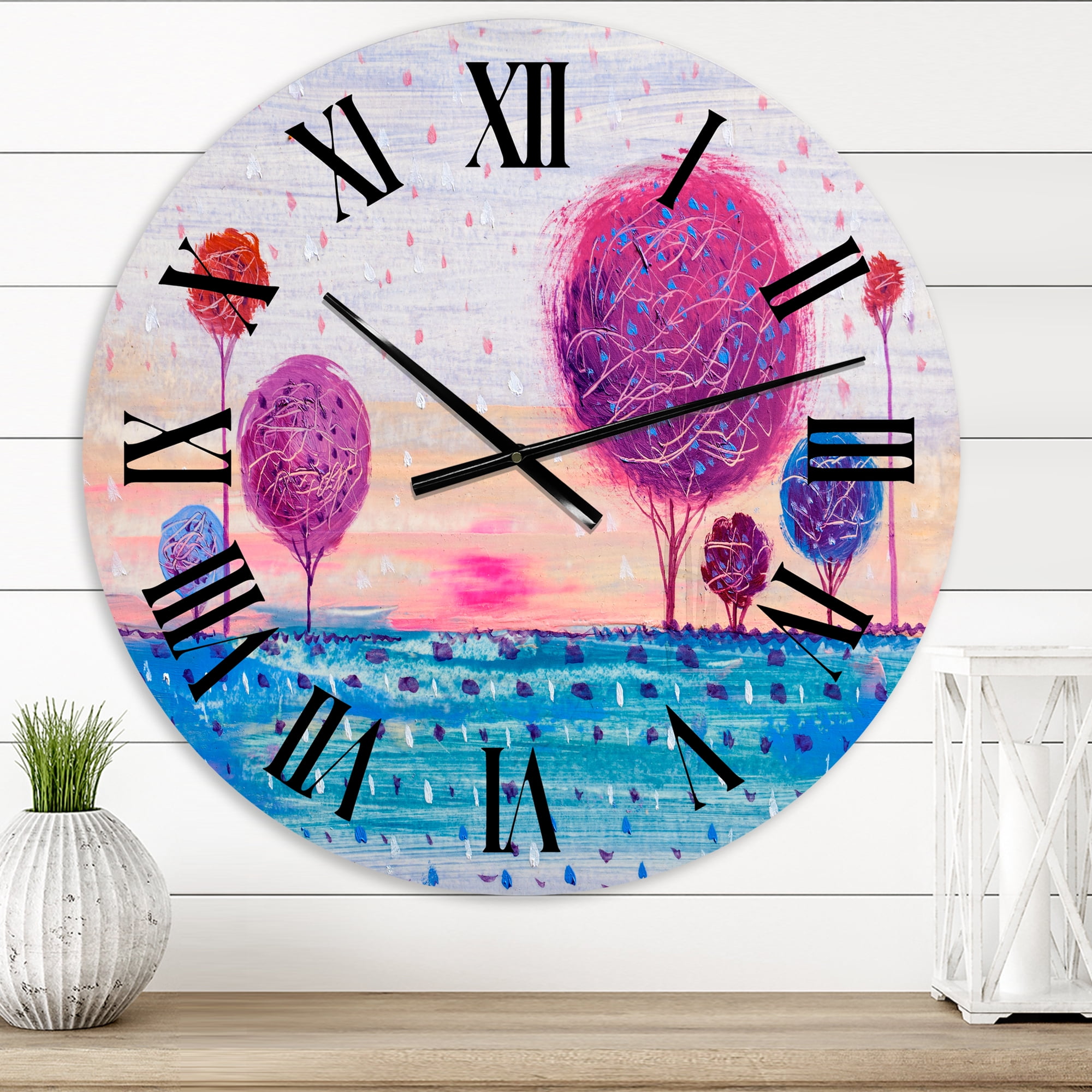 Designart 1 in Quartz Modern/Contemporary Wall Clock
