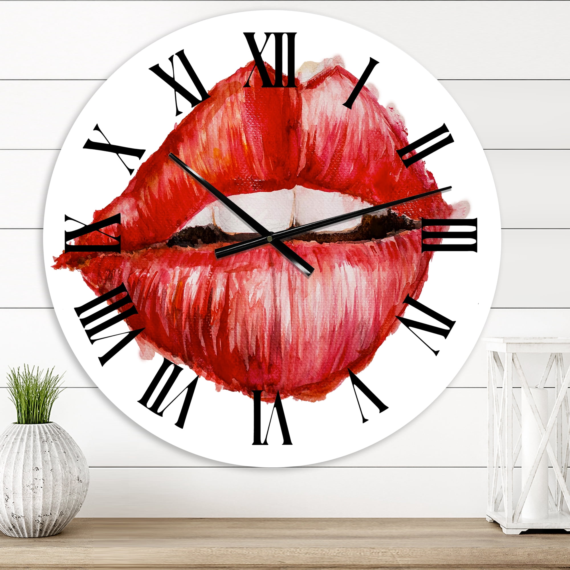 Designart 1 in Quartz Modern/Contemporary Wall Clock