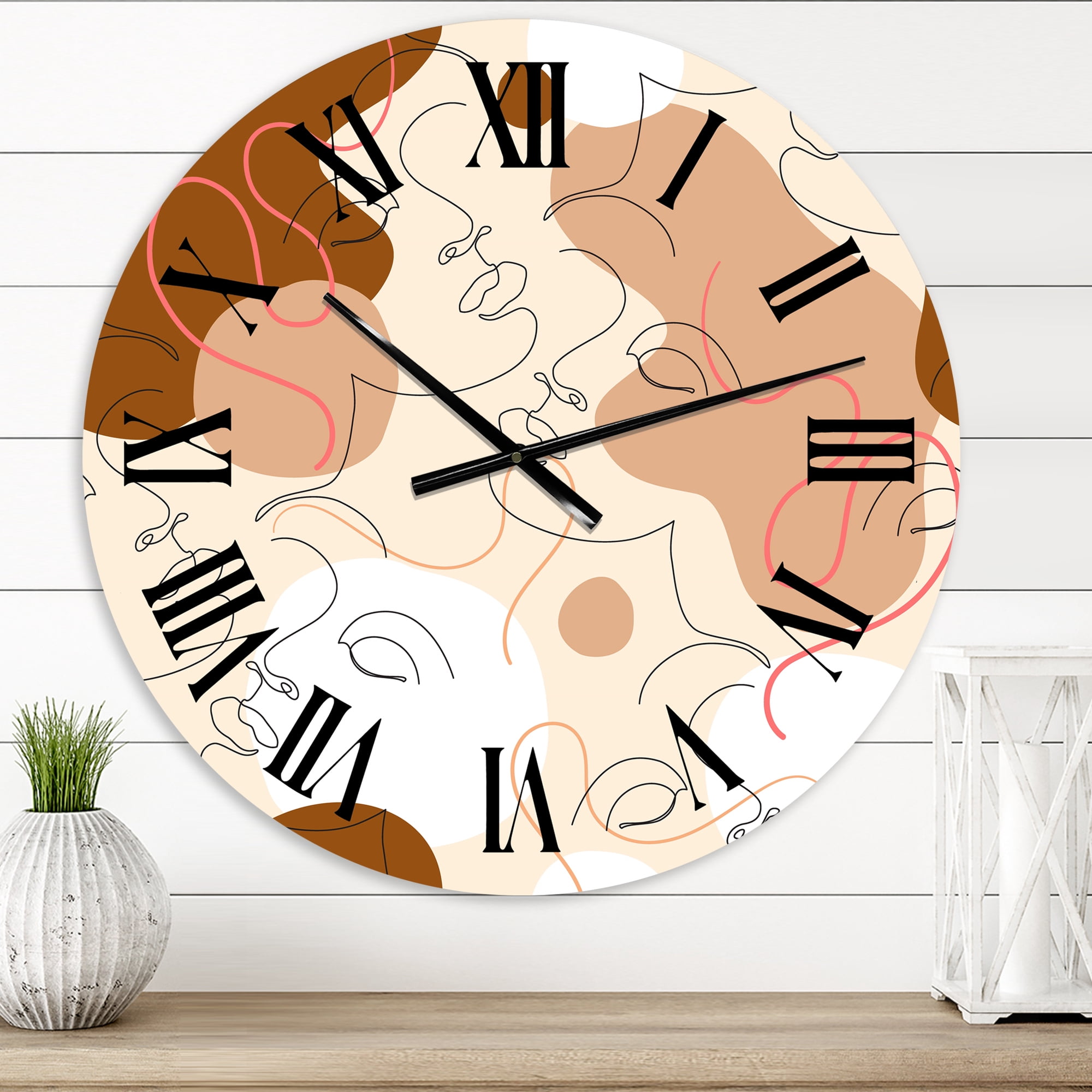 Designart 1 in Quartz Modern/Contemporary Wall Clock