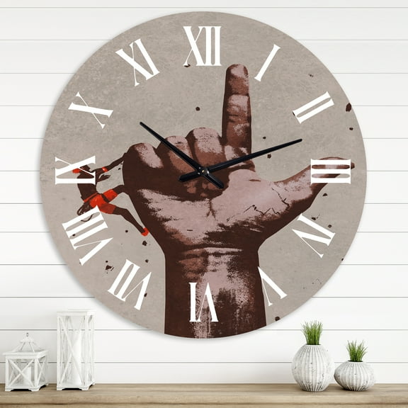 Designart 1 in Quartz Modern/Contemporary Wall Clock