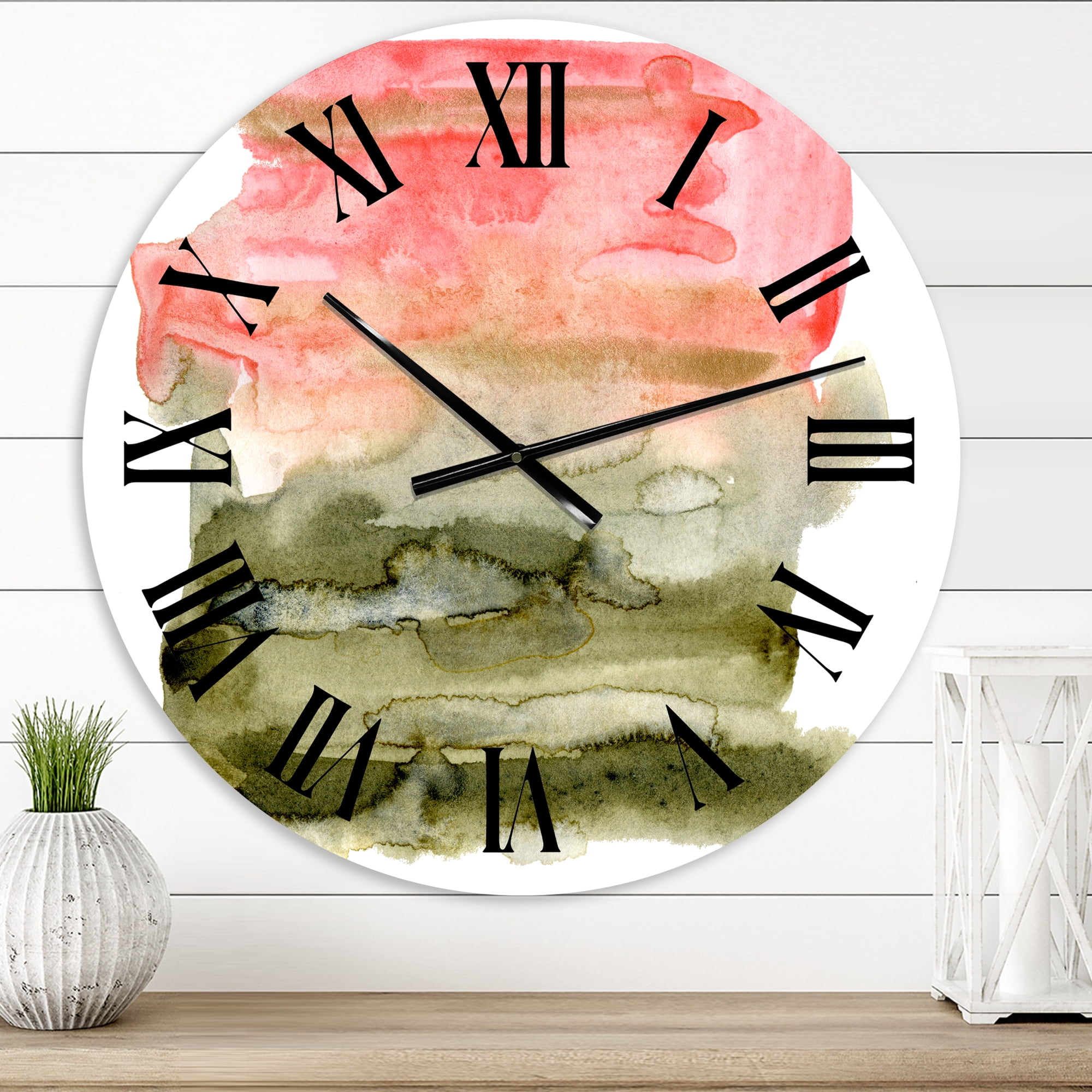 Designart 1 in Quartz Modern/Contemporary Wall Clock