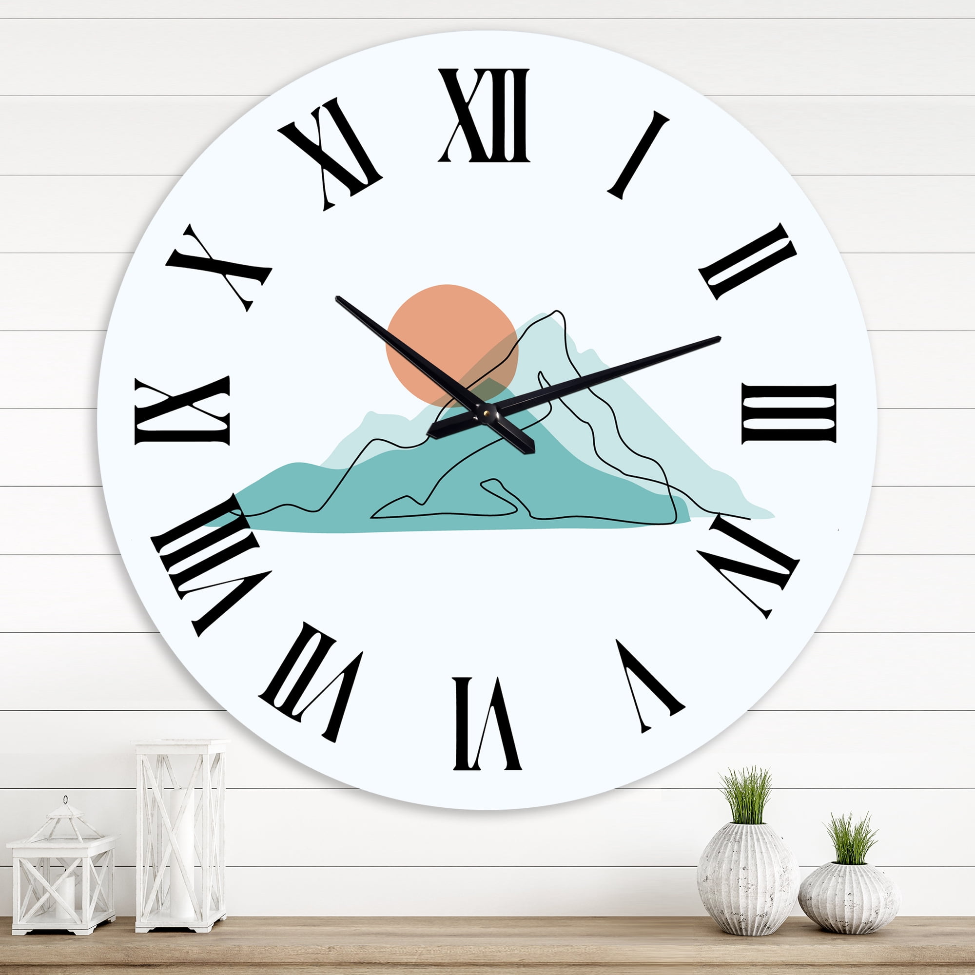 Designart 1 in Quartz Modern/Contemporary Wall Clock