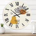 thumbnail image 1 of Designart 1 in Quartz Modern/Contemporary Wall Clock, 1 of 5