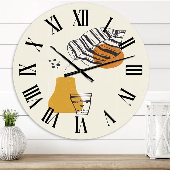 Designart 1 in Quartz Modern/Contemporary Wall Clock