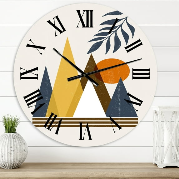 Designart 1 in Quartz Modern/Contemporary Wall Clock