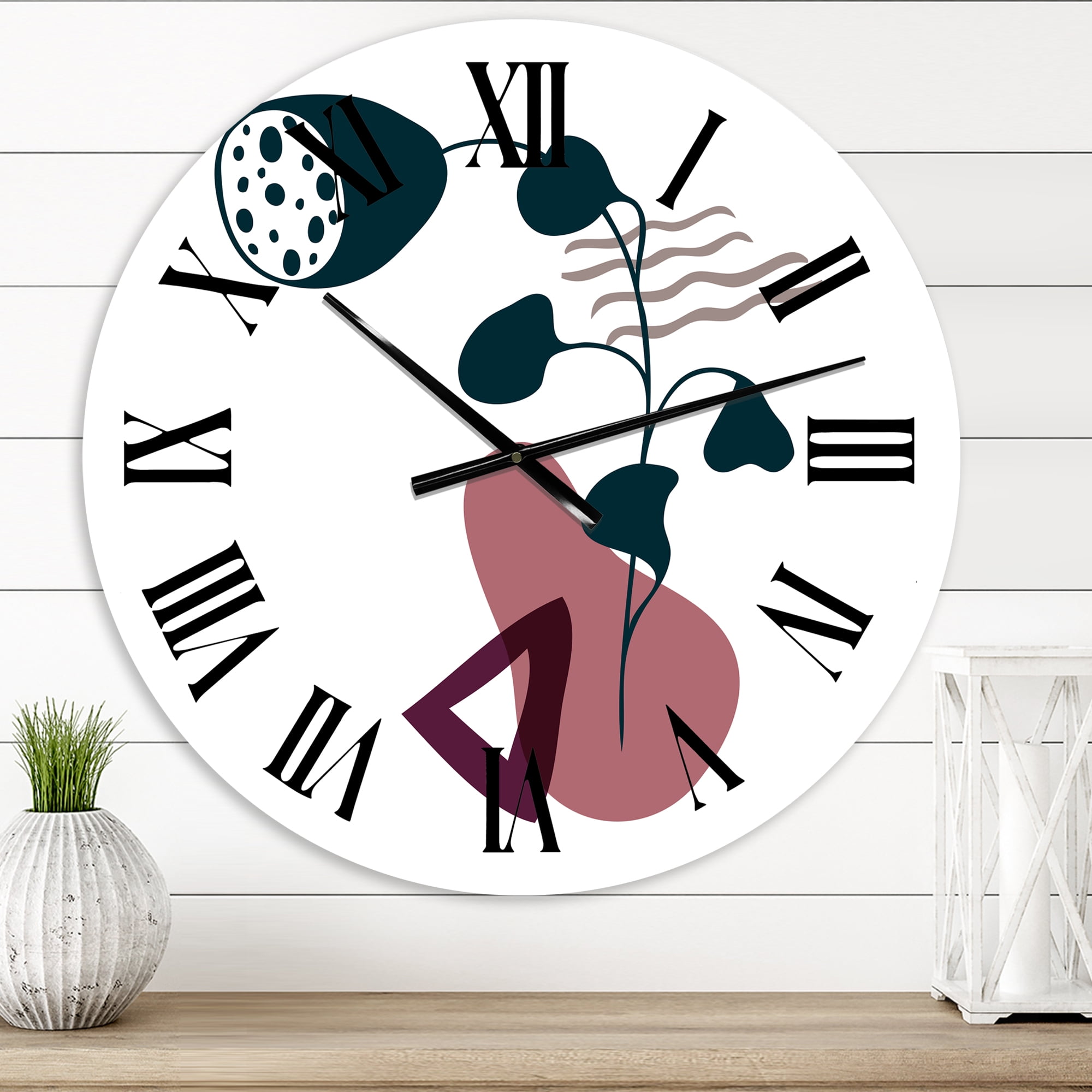 Designart 1 in Quartz Modern/Contemporary Wall Clock