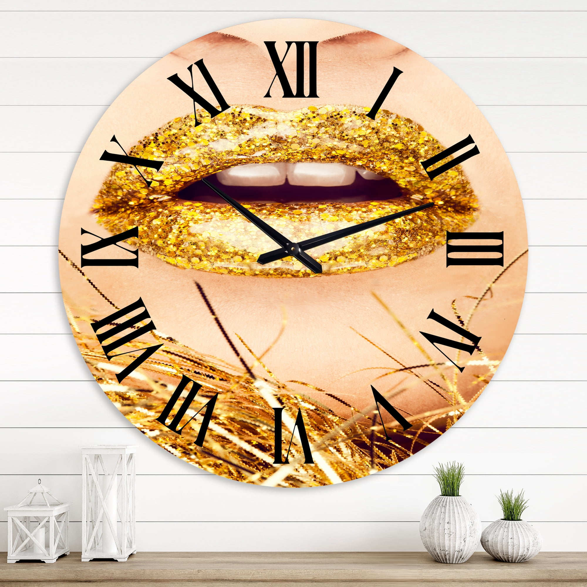 Designart 1 in Quartz Modern/Contemporary Wall Clock