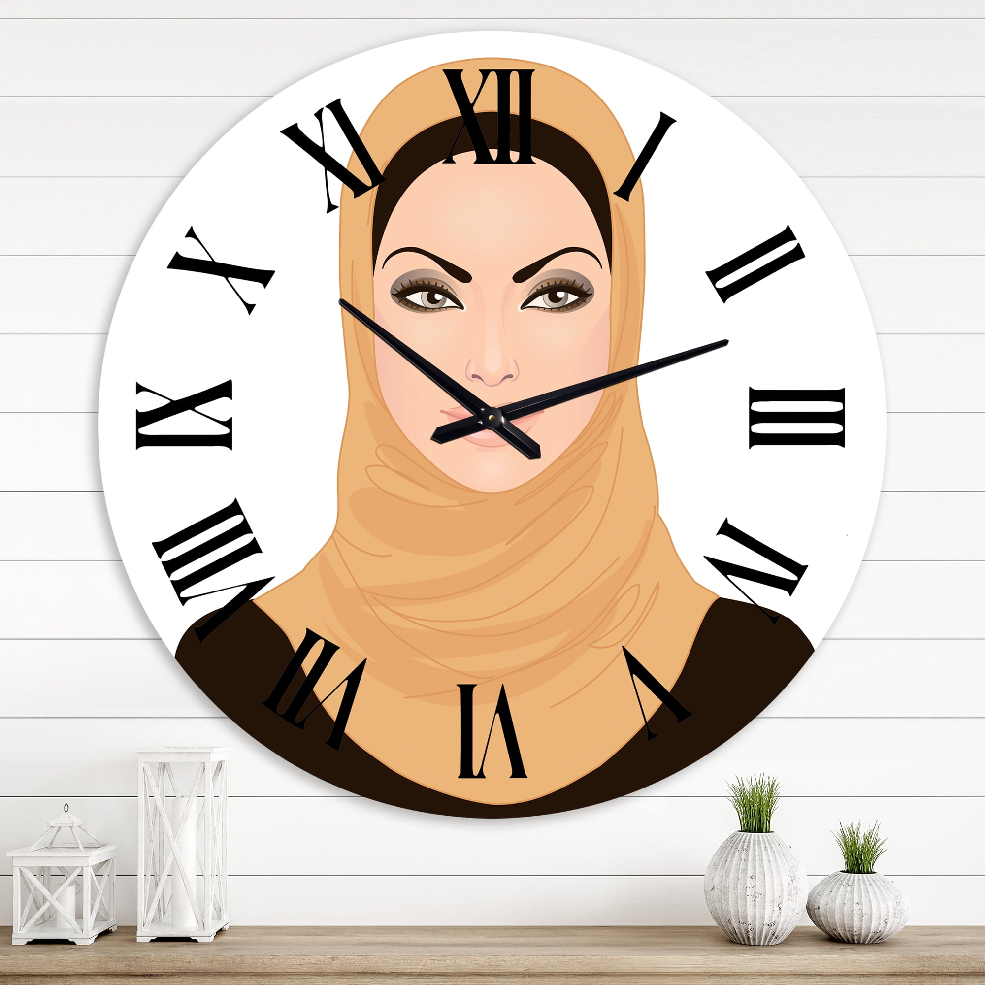 Designart 1 in Quartz Modern/Contemporary Wall Clock