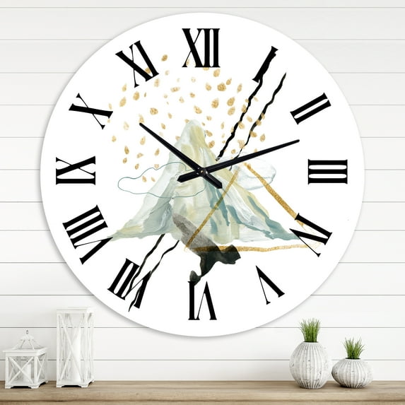 Designart 1 in Quartz Modern/Contemporary Wall Clock