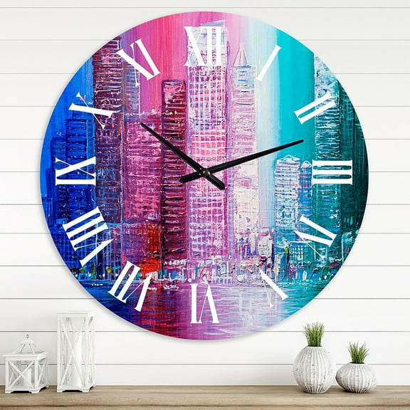 Designart 1 in Quartz Modern/Contemporary Wall Clock