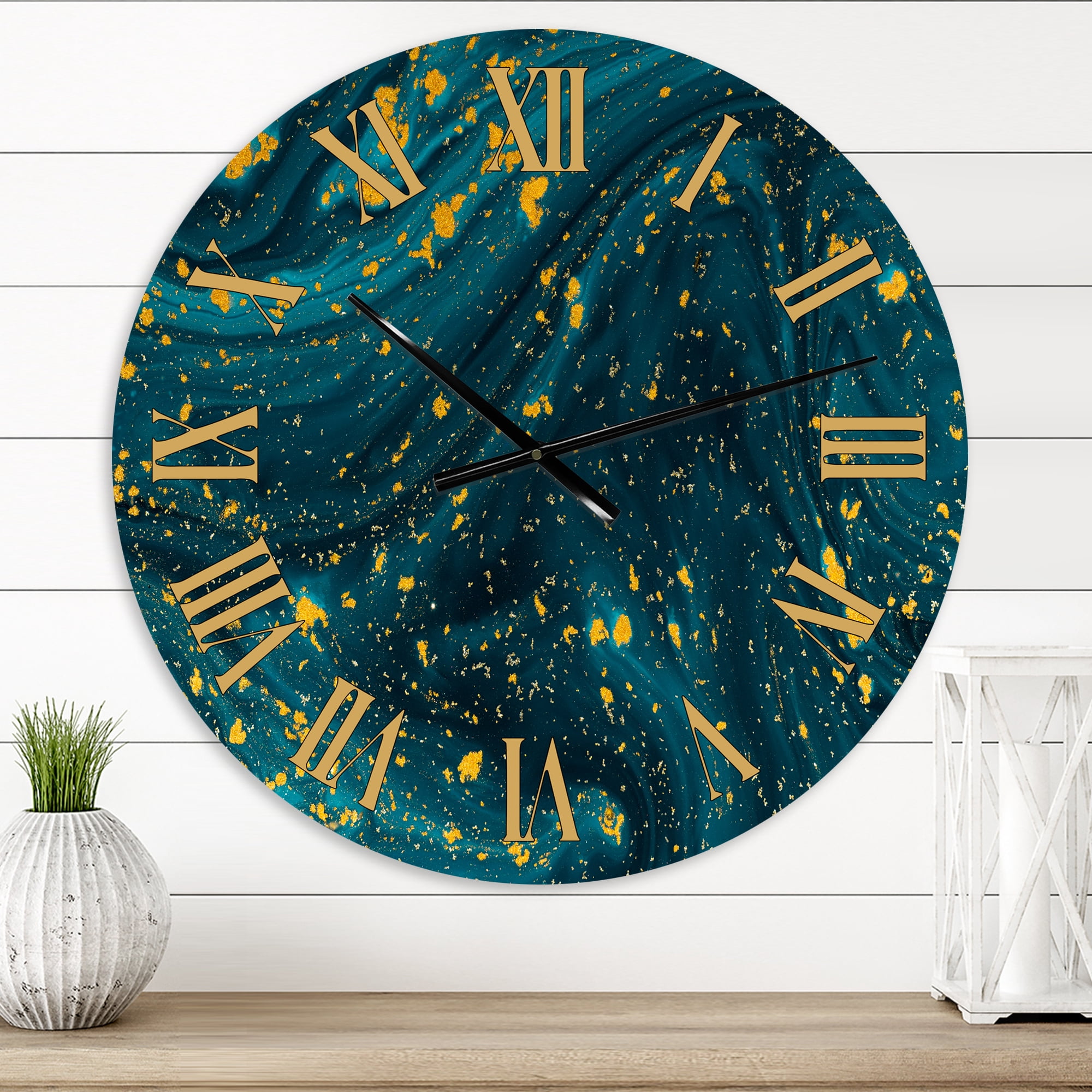Designart 1 in Quartz Modern/Contemporary Wall Clock