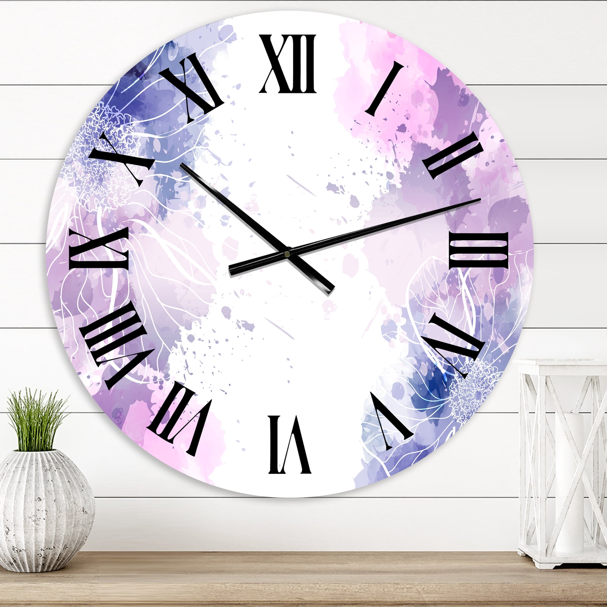 Designart 1 in Quartz Modern/Contemporary Wall Clock