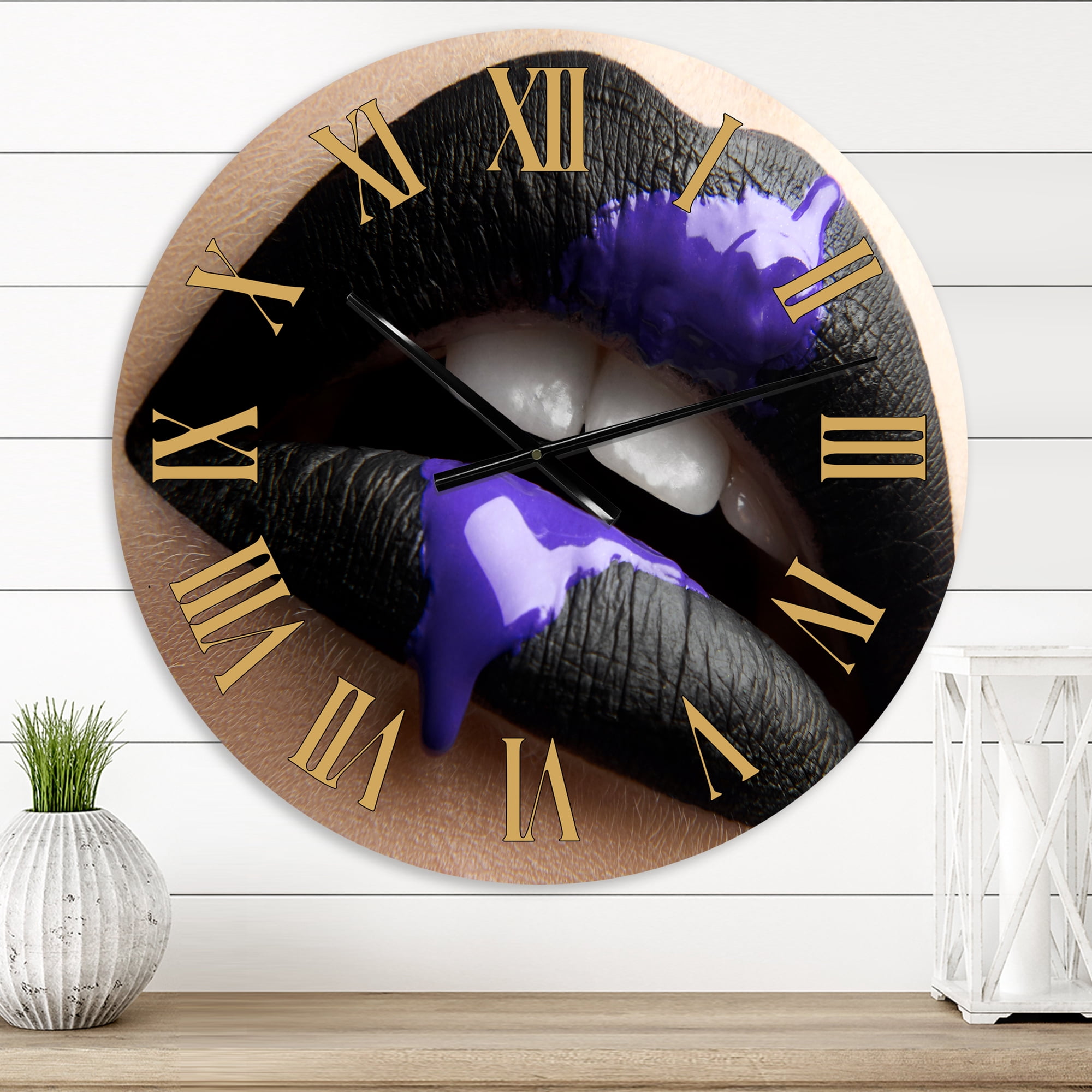 Designart 1 in Quartz Modern/Contemporary Wall Clock