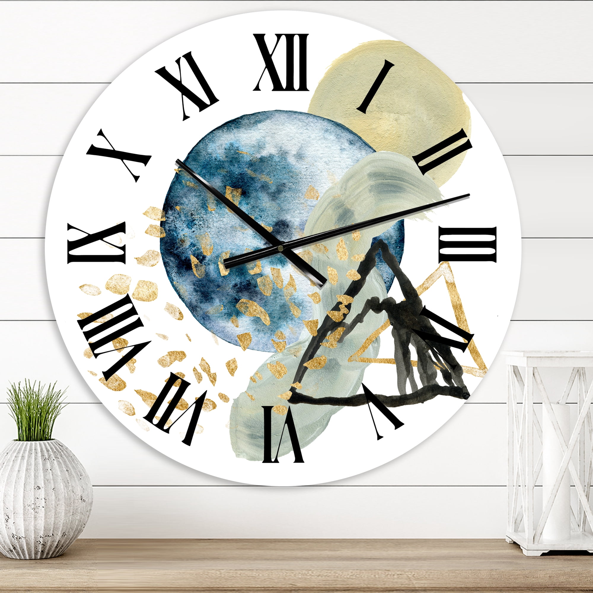 Designart 1 in Quartz Modern/Contemporary Wall Clock