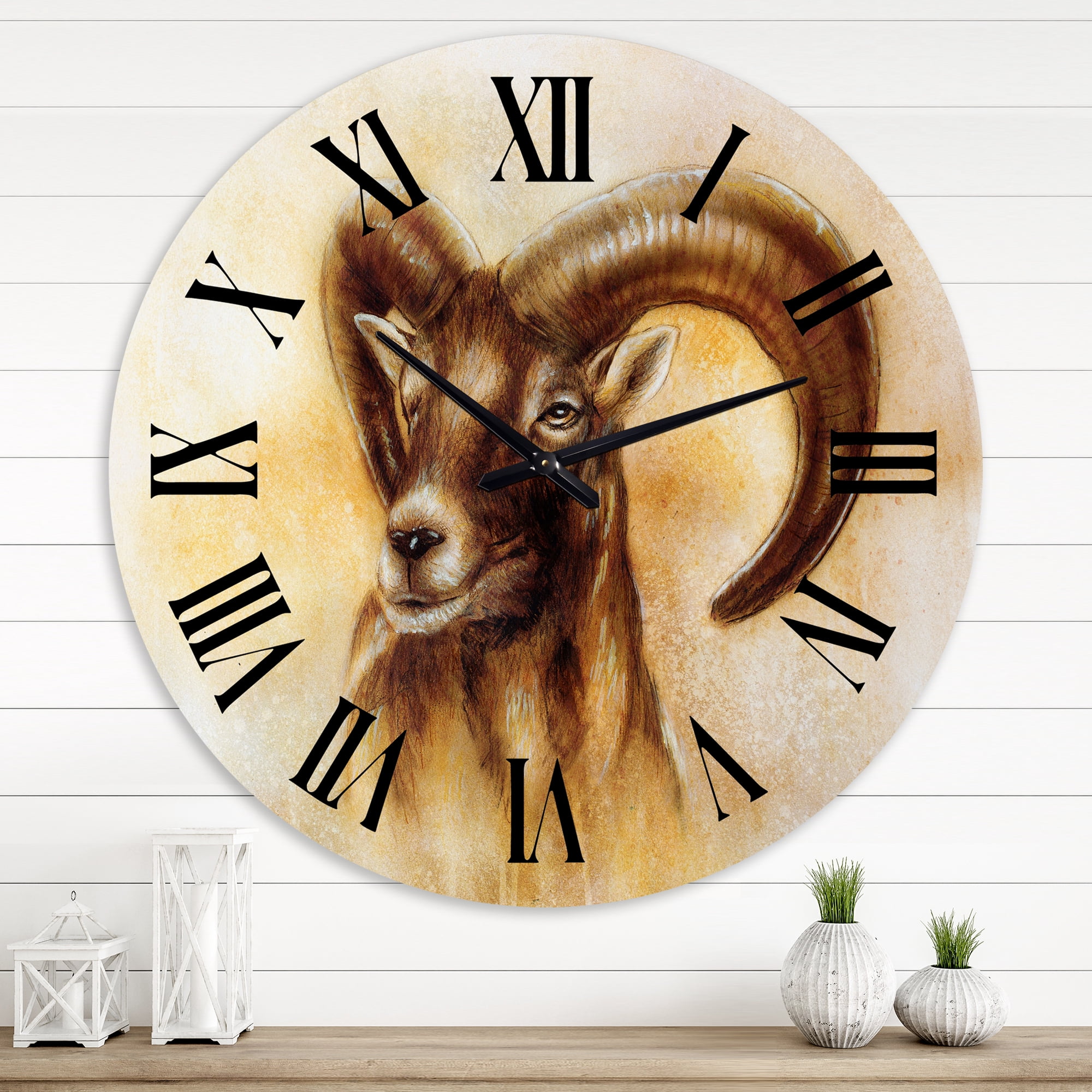 Designart 1 in Quartz Modern/Contemporary Wall Clock