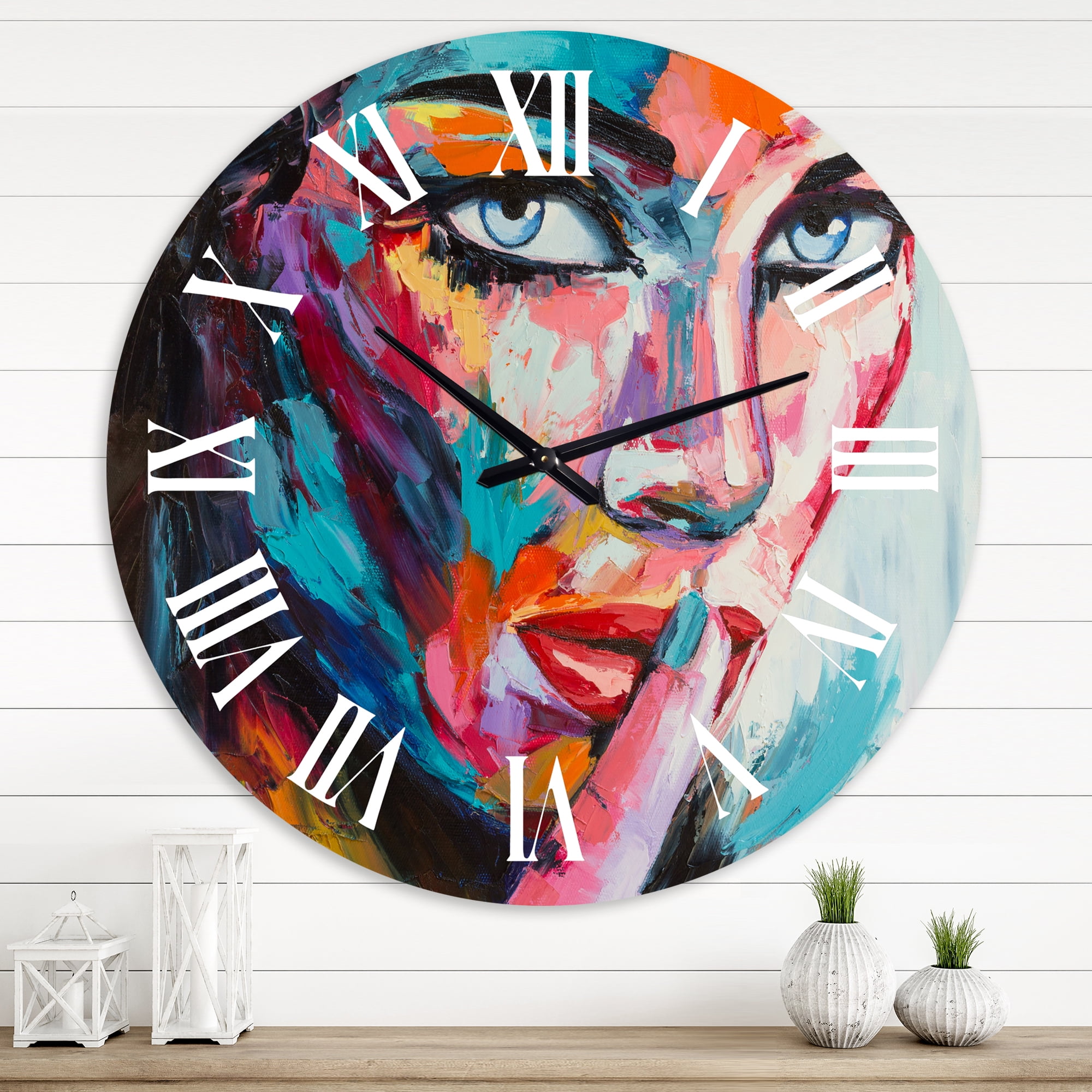 Designart 1 in Quartz Modern/Contemporary Wall Clock