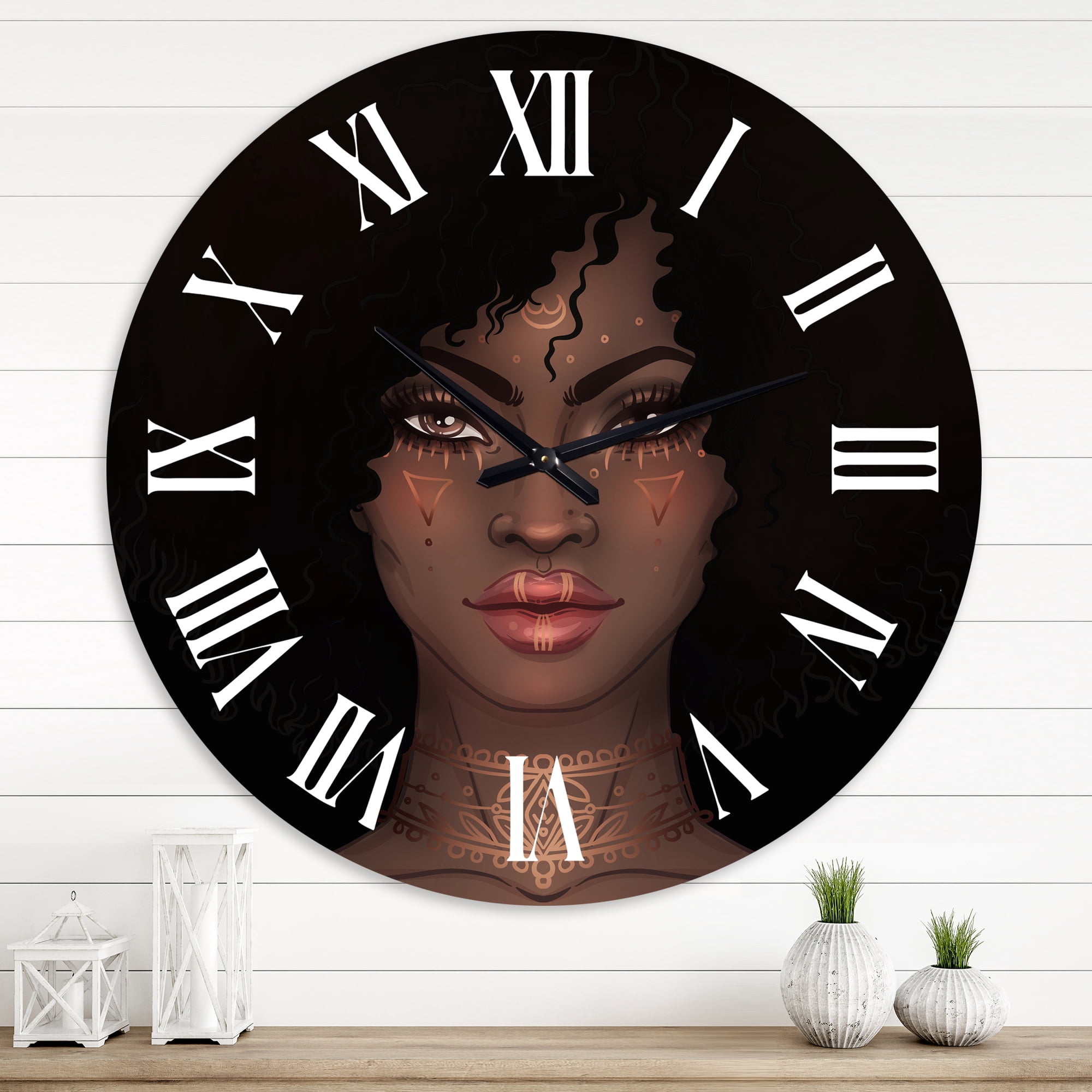Designart 1 in Quartz Modern Wall Clock