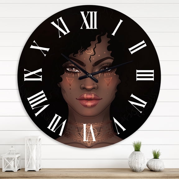 Designart 1 in Quartz Modern Wall Clock