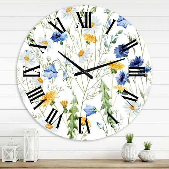 Designart 1 in Quartz Modern and Contemporary Wall Clock