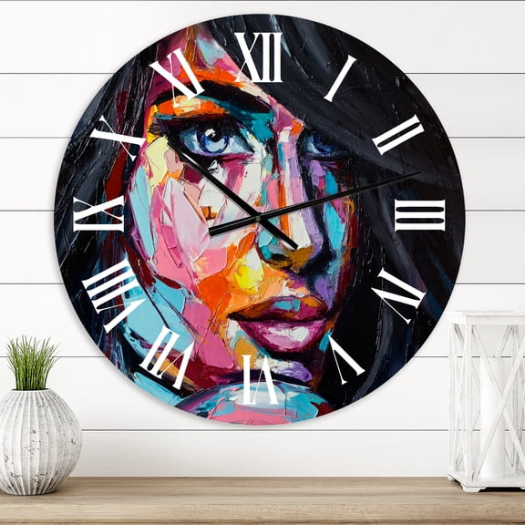 Designart 1 in Quartz Modern and Contemporary Wall Clock