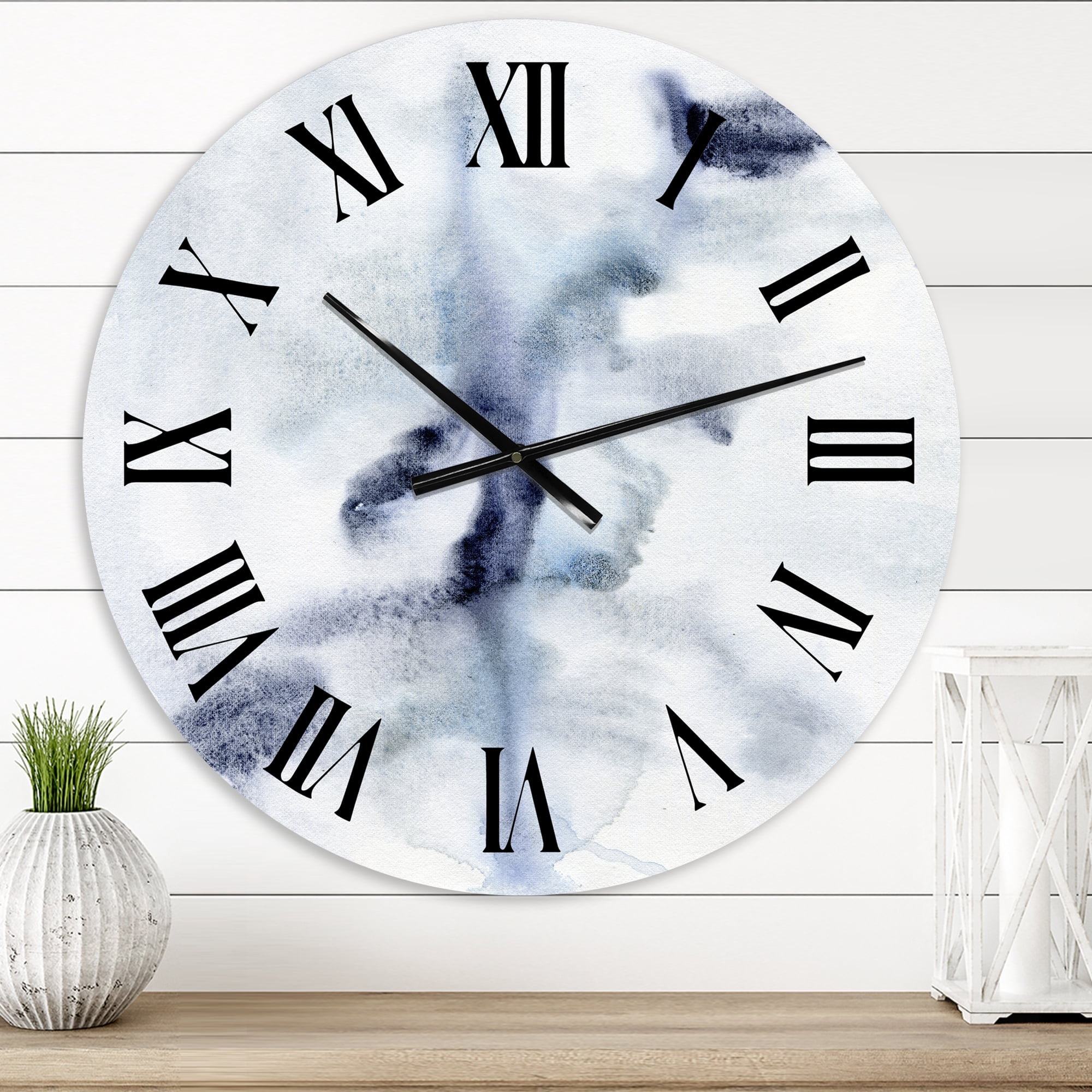 Designart 1 in Quartz Modern and Contemporary Wall Clock