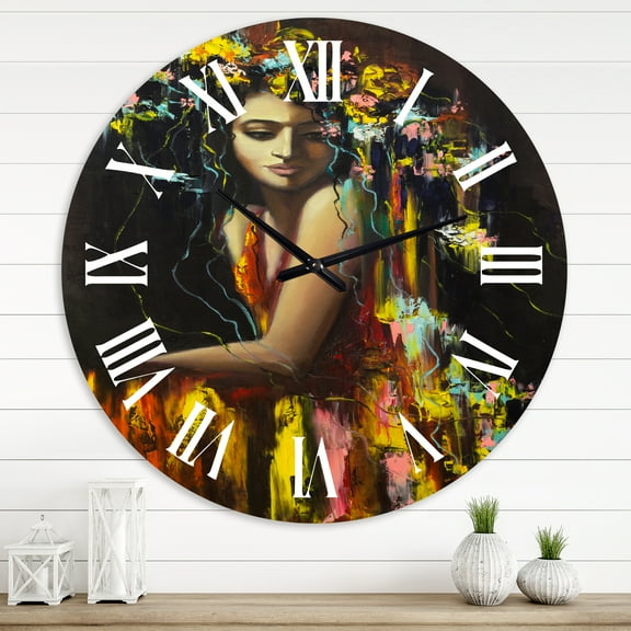 Designart 1 in Quartz Modern and Contemporary Wall Clock