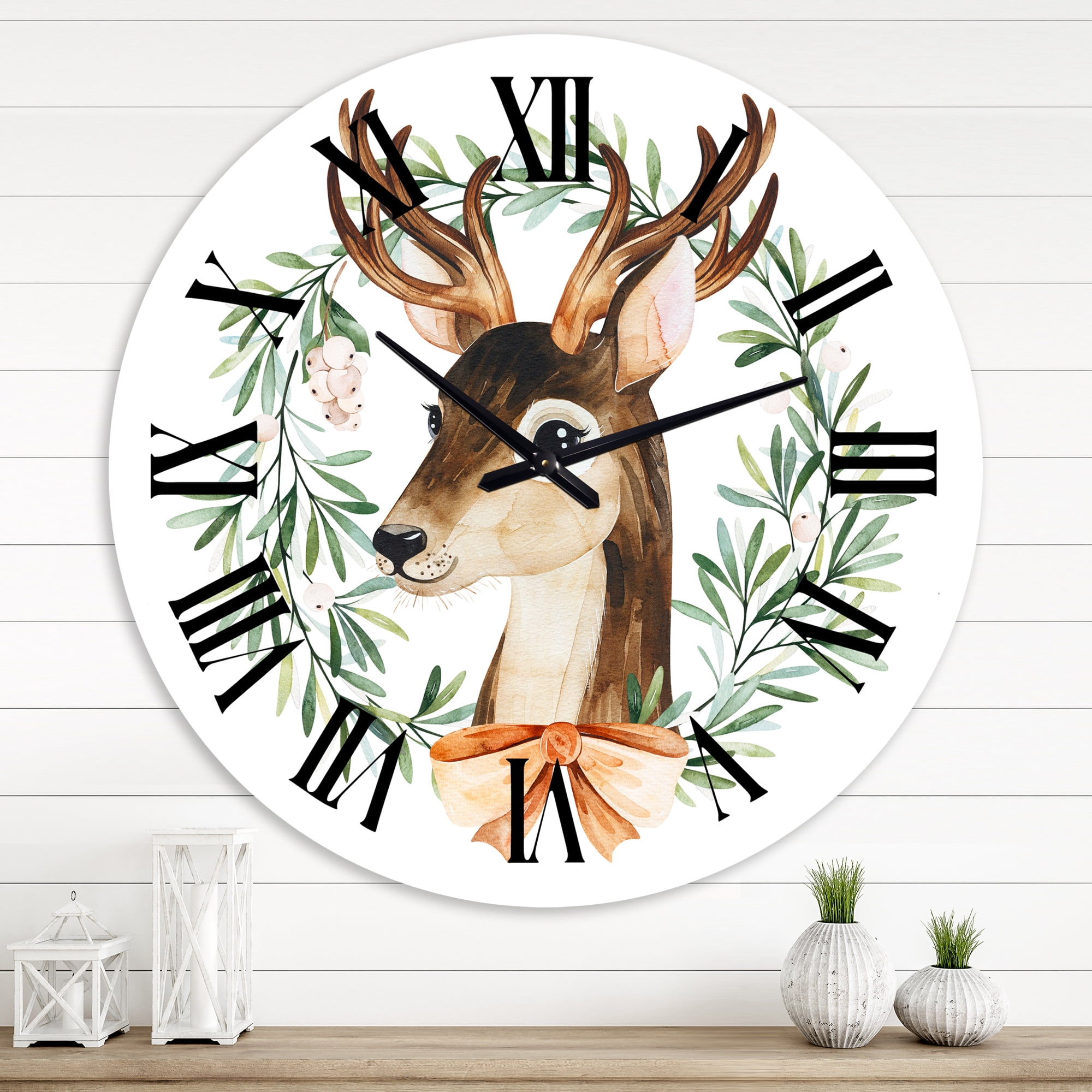 Designart 1 in Quartz Modern and Contemporary Wall Clock