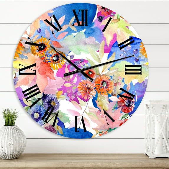 Designart 1 in Quartz Modern and Contemporary Wall Clock