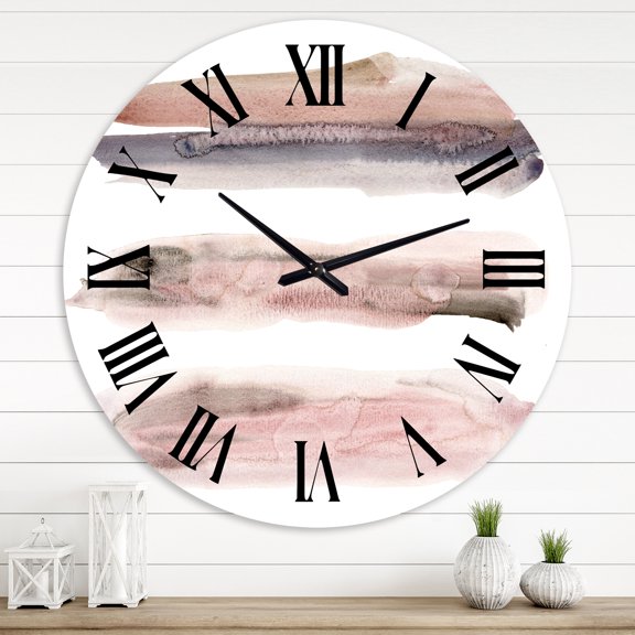 Designart 1 in Quartz Modern and Contemporary Wall Clock