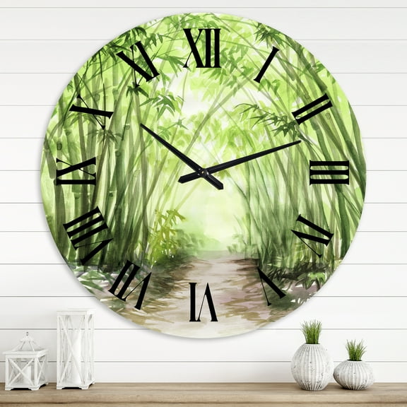 Designart 1 in Quartz Modern and Contemporary Wall Clock