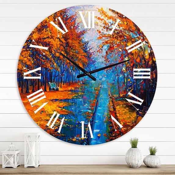 Designart 1 in Quartz Traditional Wall Clock