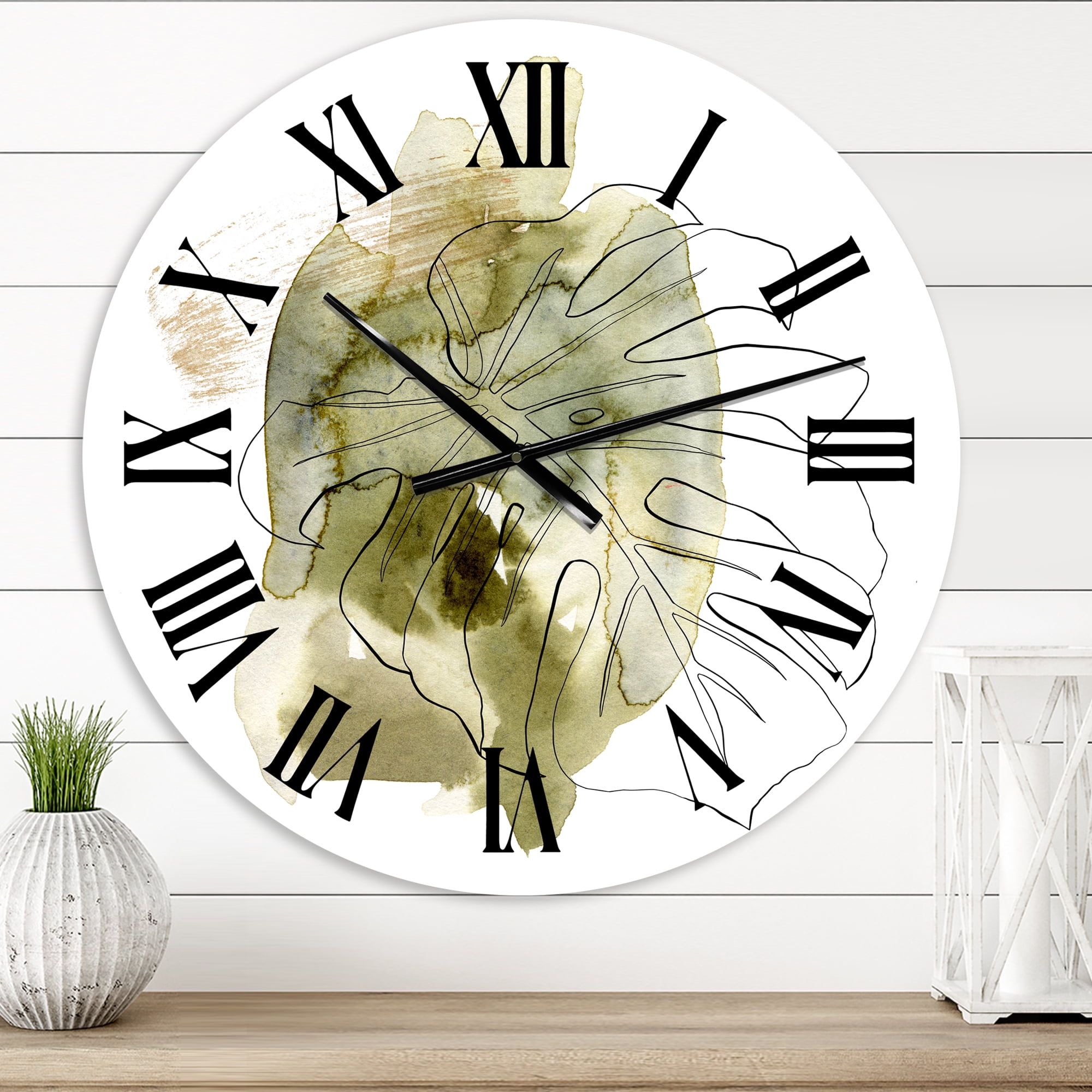 Designart 1 in Quartz Traditional Wall Clock