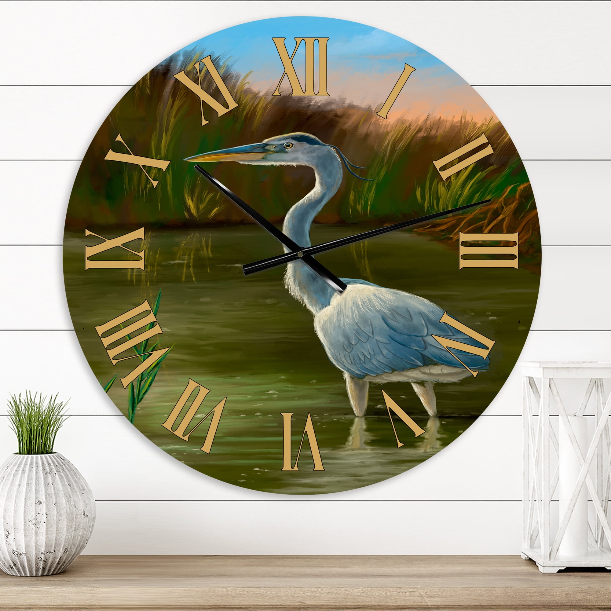 Designart 1 in Quartz Traditional Wall Clock