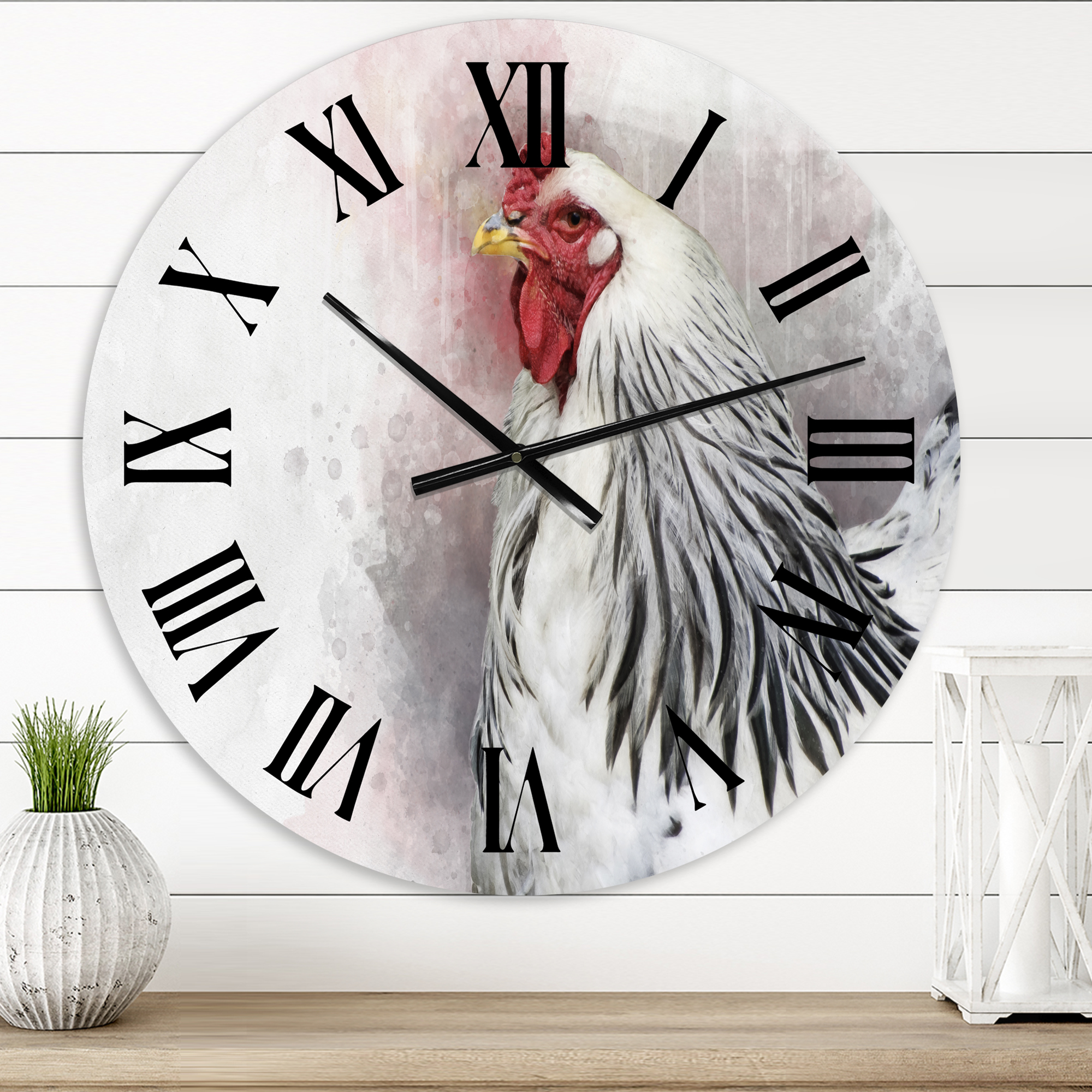 Designart 1 in Quartz Traditional Wall Clock