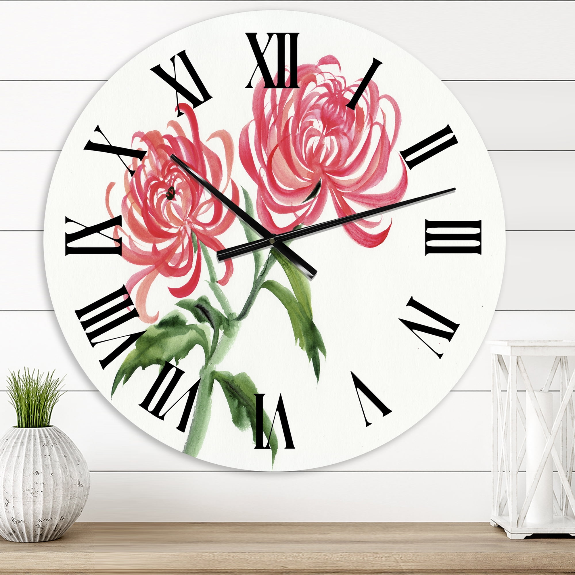Designart 1 in Quartz Traditional Wall Clock