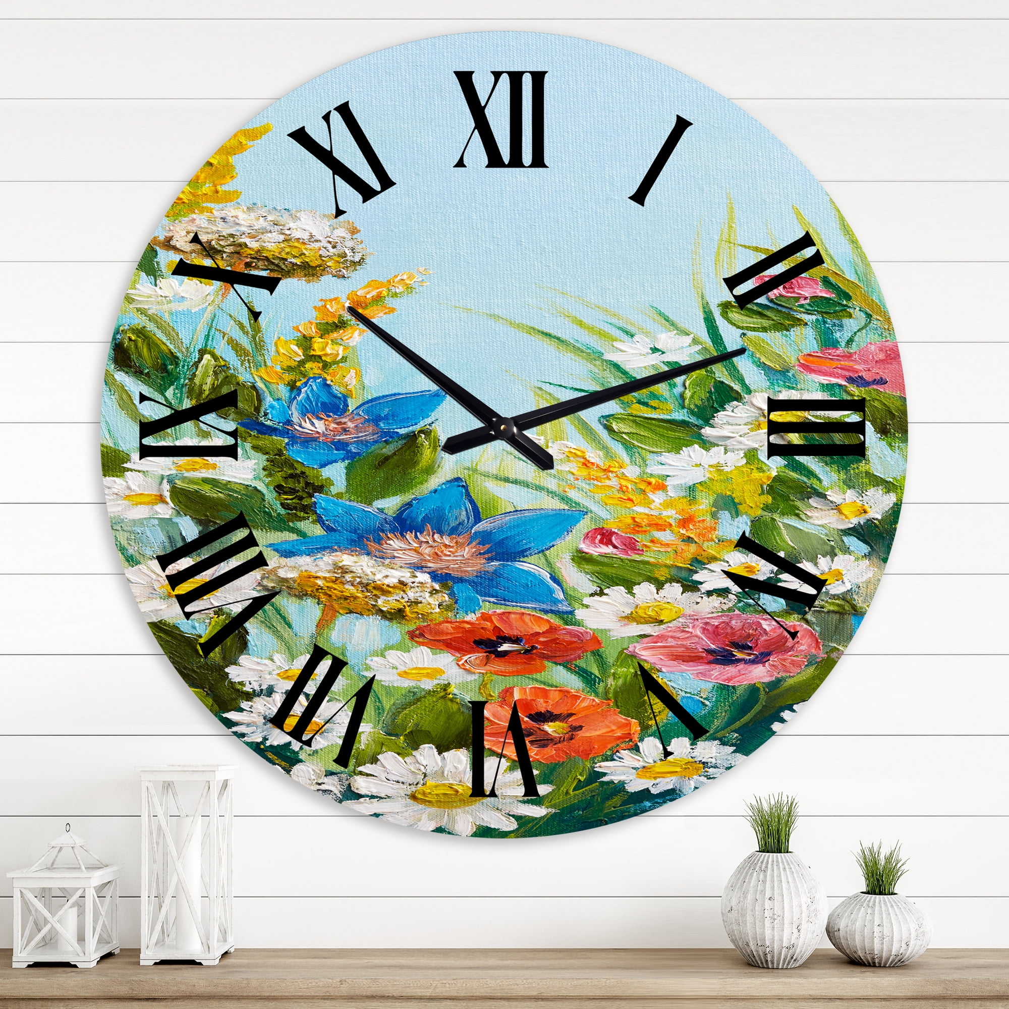 Designart 1 in Quartz Traditional Wall Clock