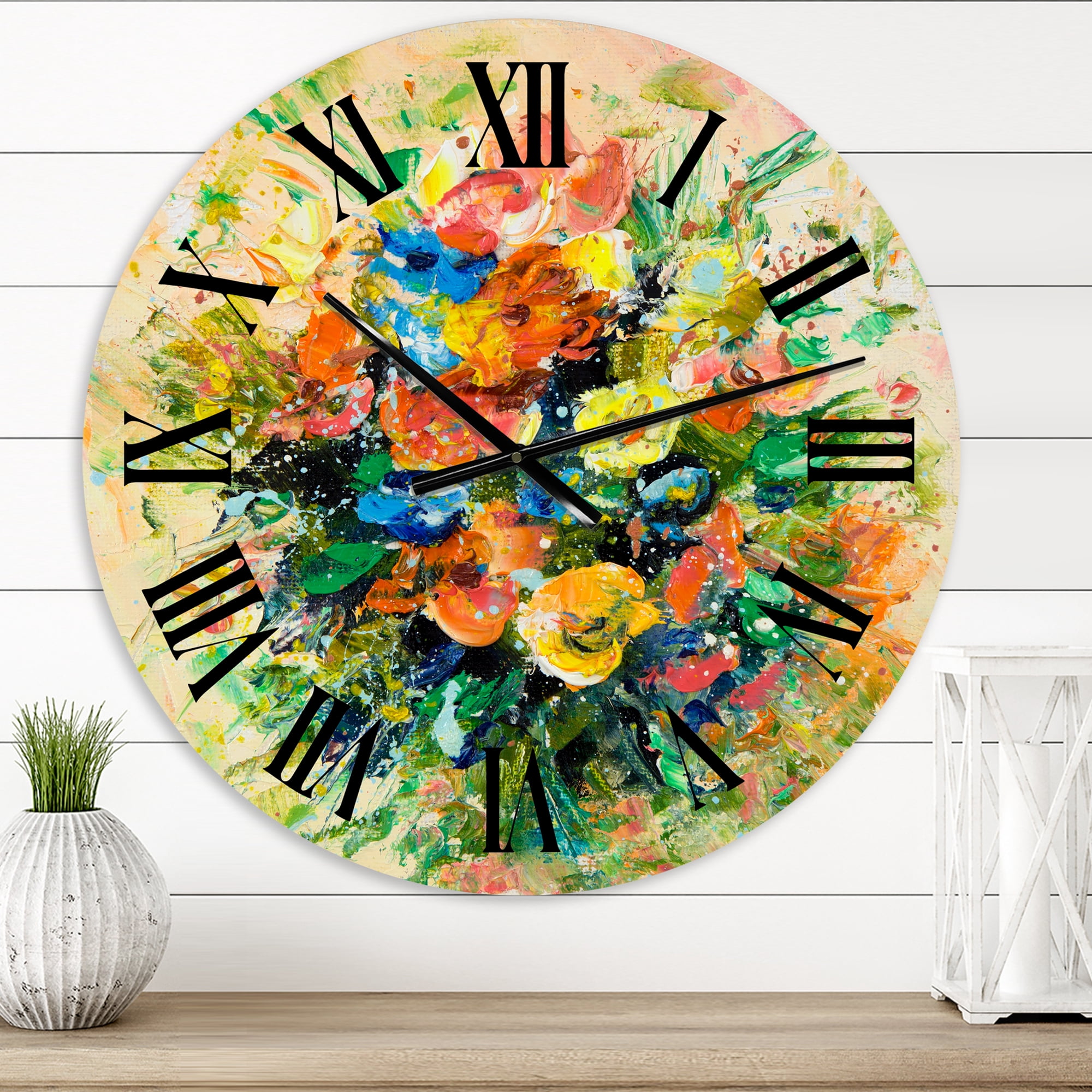 Designart 1 in Quartz Traditional Wall Clock