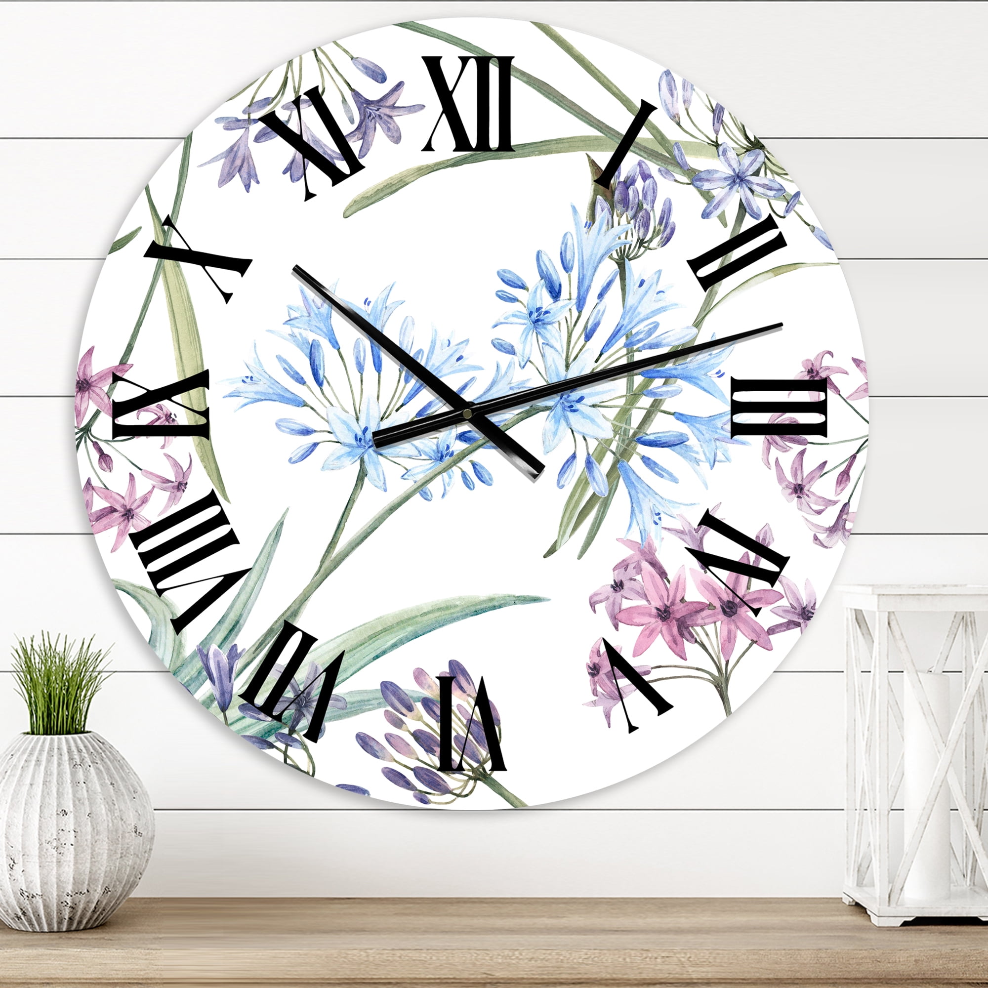 Designart 1 in Quartz Traditional Wall Clock