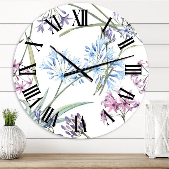 Designart 1 in Quartz Traditional Wall Clock