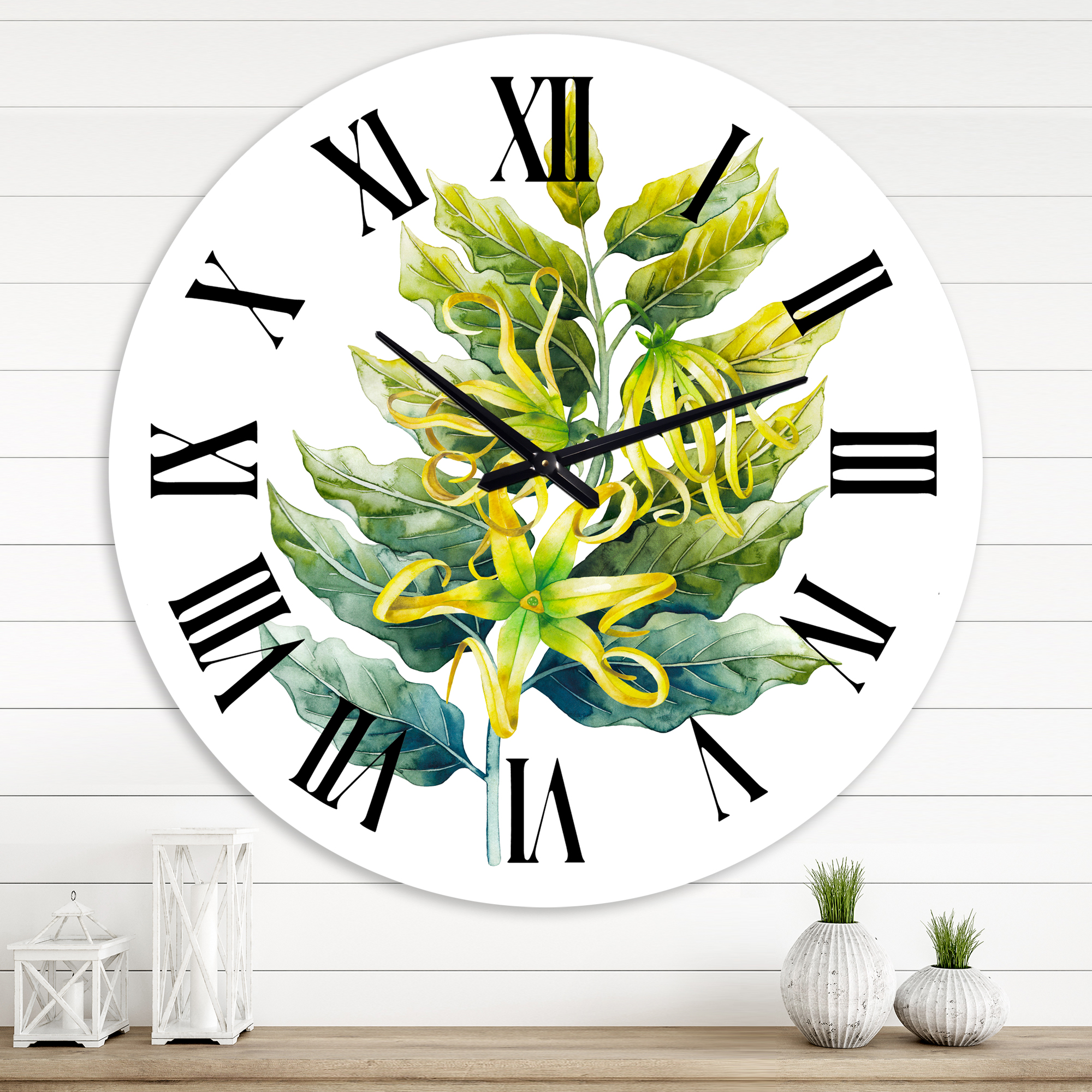 Designart 1 in Quartz Traditional Wall Clock
