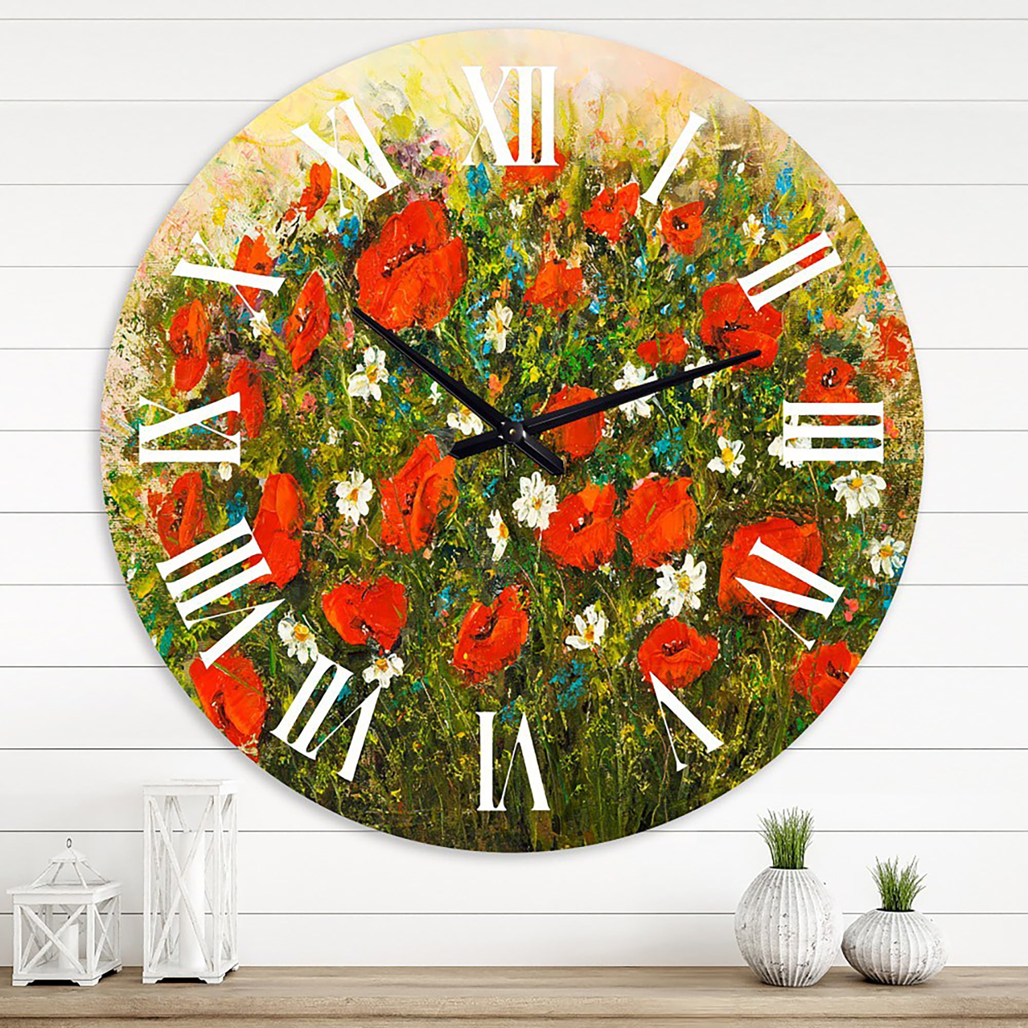 Designart 1 in Quartz Traditional Wall Clock