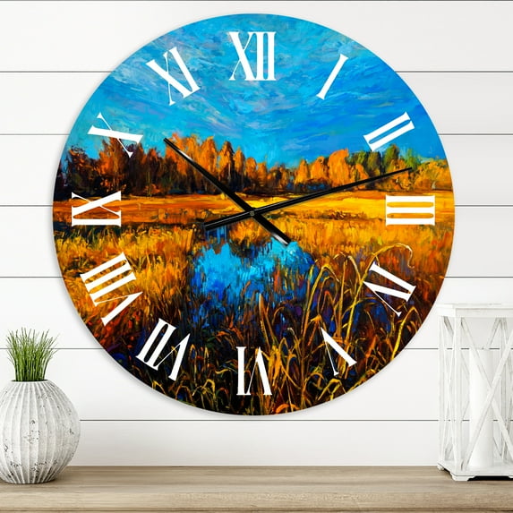 Designart 1 in Quartz Traditional Wall Clock