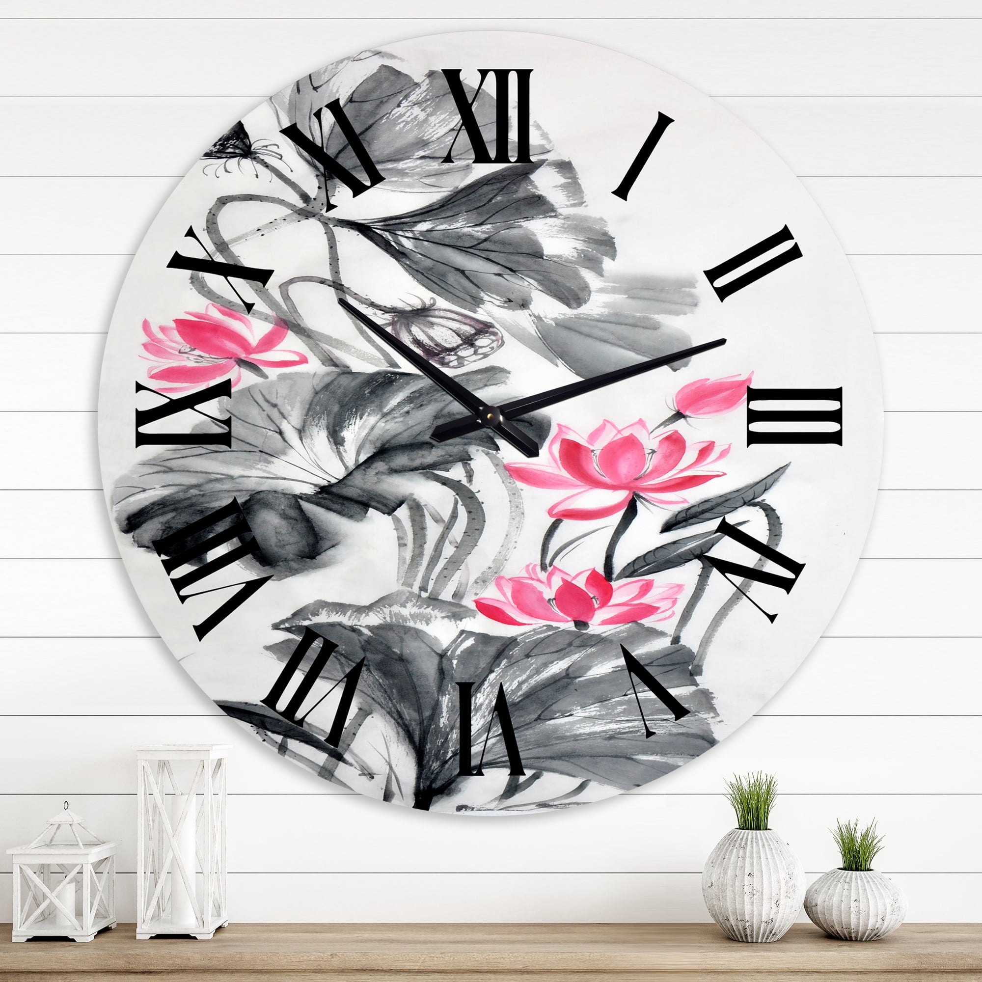 Designart 1 in Quartz Traditional Wall Clock