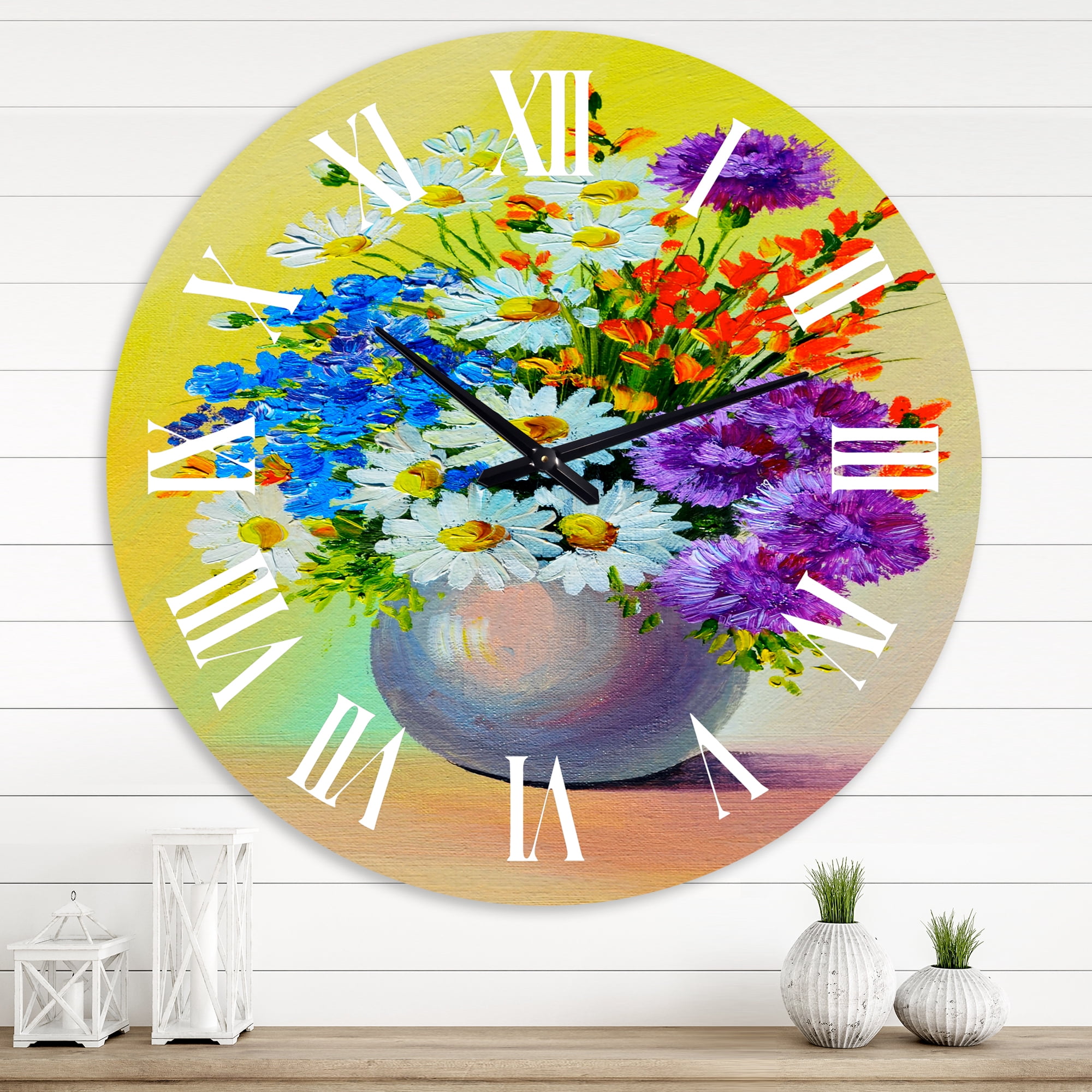 Designart 1 in Quartz Traditional Wall Clock