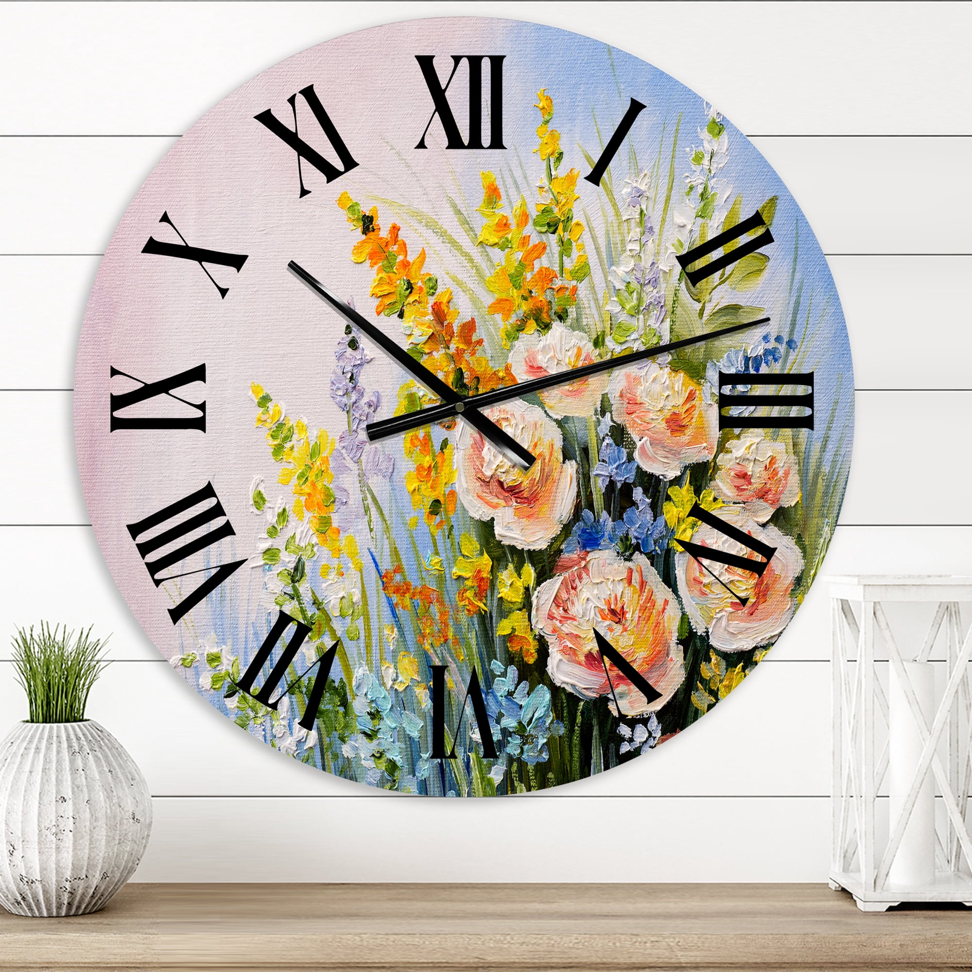 Designart 1 in Quartz Traditional Wall Clock