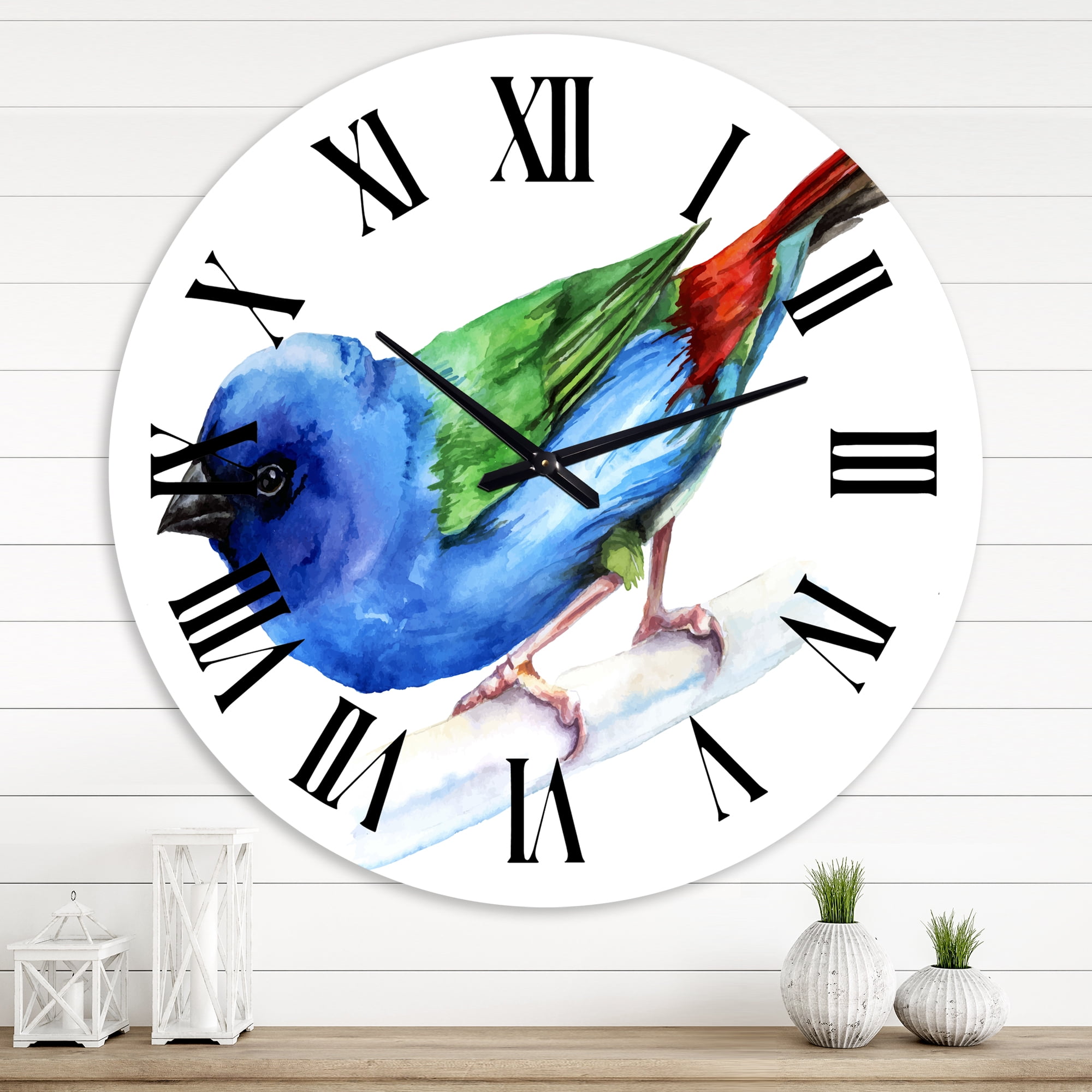Designart 1 in Quartz Traditional Wall Clock