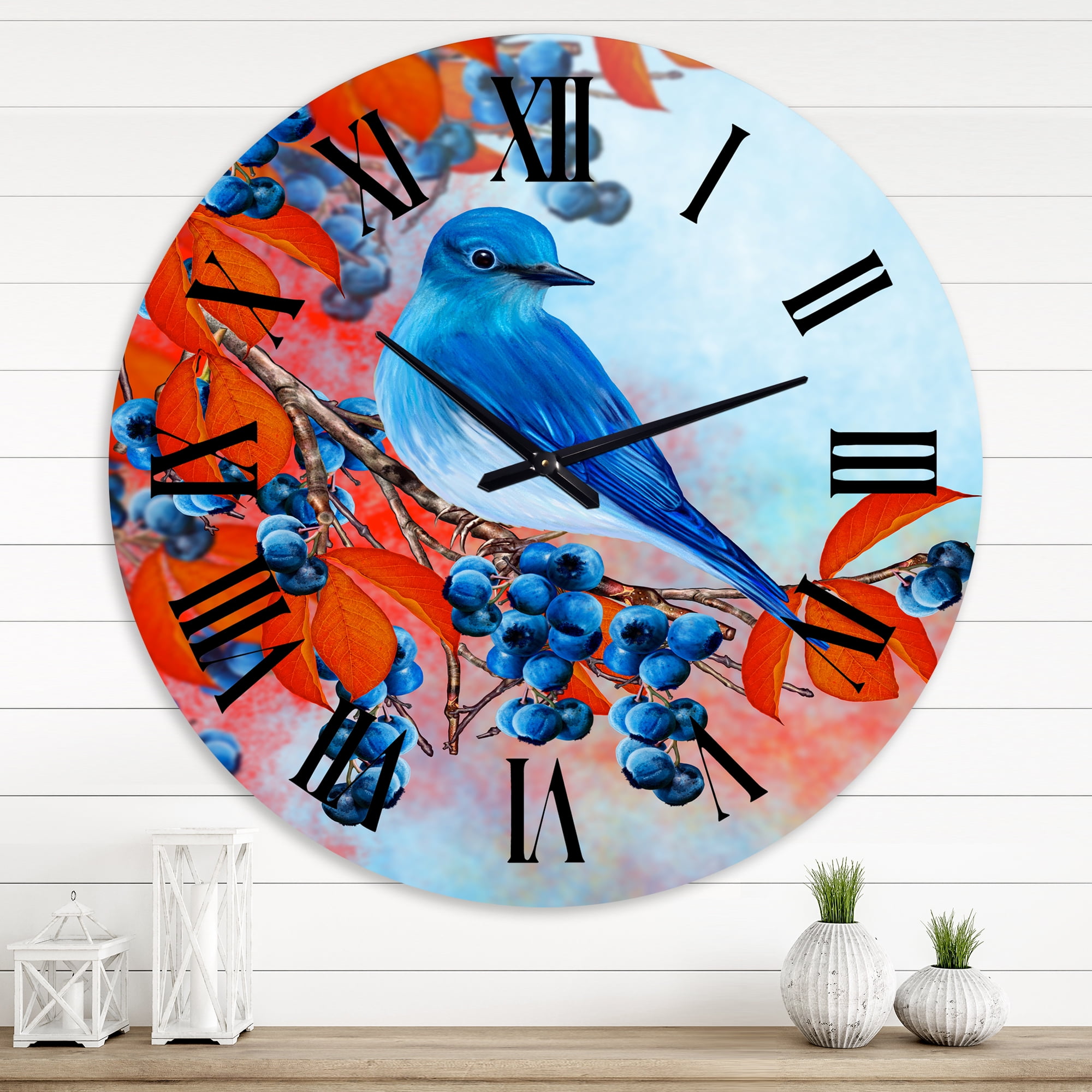 Designart 1 in Quartz Traditional Wall Clock
