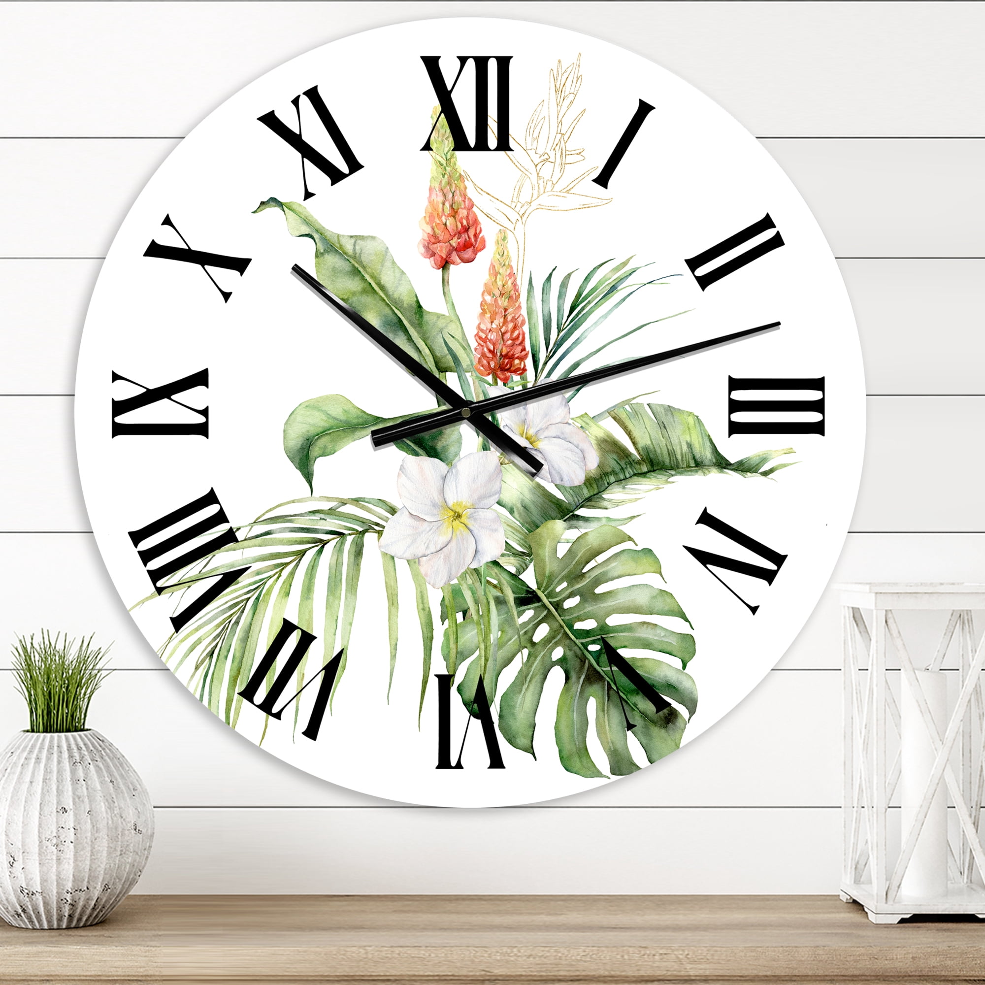 Designart 1 in Quartz Traditional Wall Clock