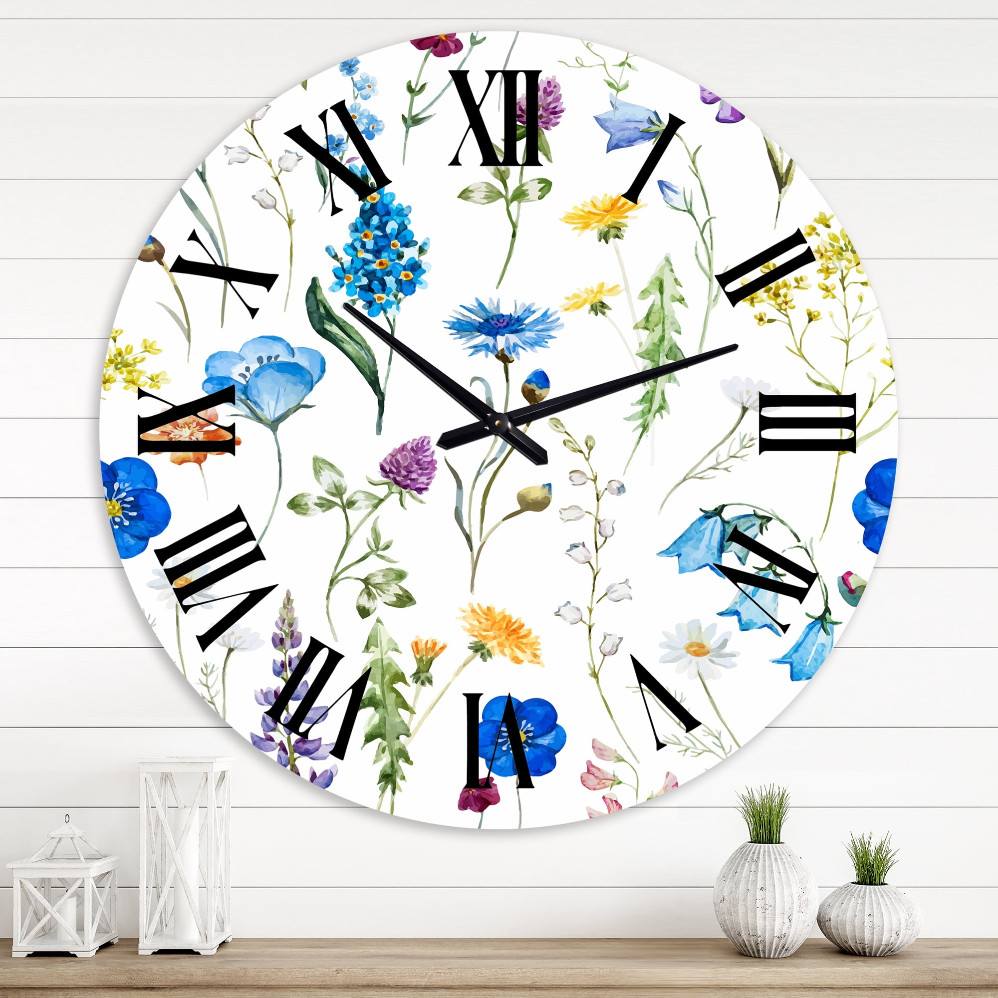 Designart 1 in Quartz Traditional Wall Clock