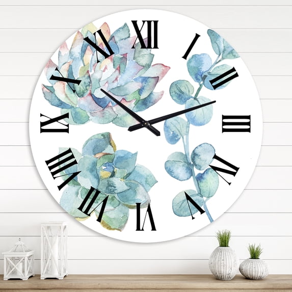 Designart 1 in Quartz Traditional Wall Clock